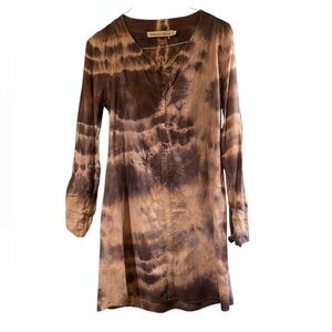 Rabens Saloner / Chore dress Painters Tunic Dress Tie-Dye medium m